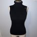 White House Black Market WHBM Sleeveless Turtleneck Rhinestone Top XS