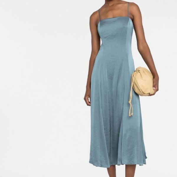 NWT THEORY Came Volume Midi Dress - size 6