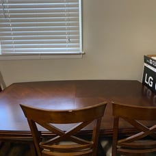 dining table with chairs