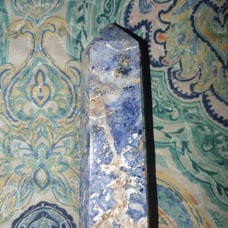 Large beautiful sodalite natural crystal tower