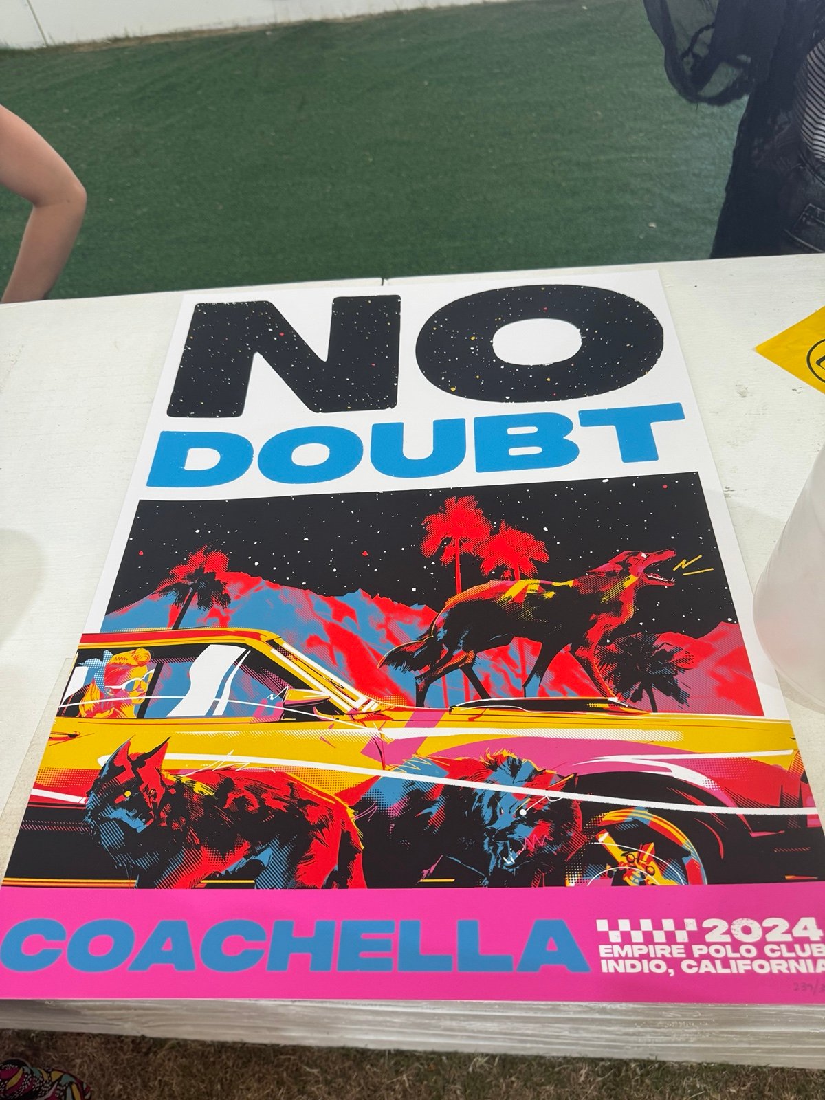 No Doubt Coachella 2024 Poster in Hand Mint