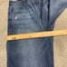 Democracy Ab Solution Skyrise Wide Leg Fray Jean womens sz 14 dark wash stretch