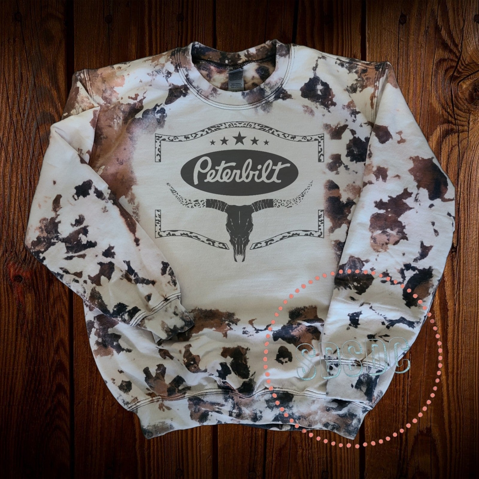 Peterbilt cowhide bullhorns cowhorns sweatshirt