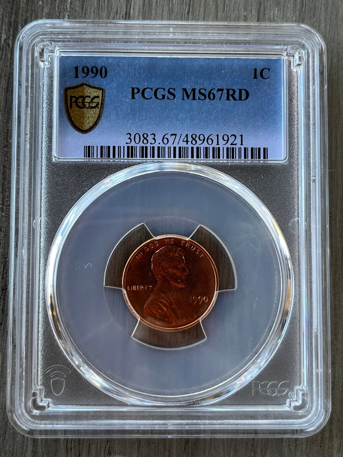 PCGS 1999 Lincoln Memorial Cent MS67