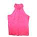 Lilly Pulitzer Kristine Top Pink Tango High Neck Satin size Small