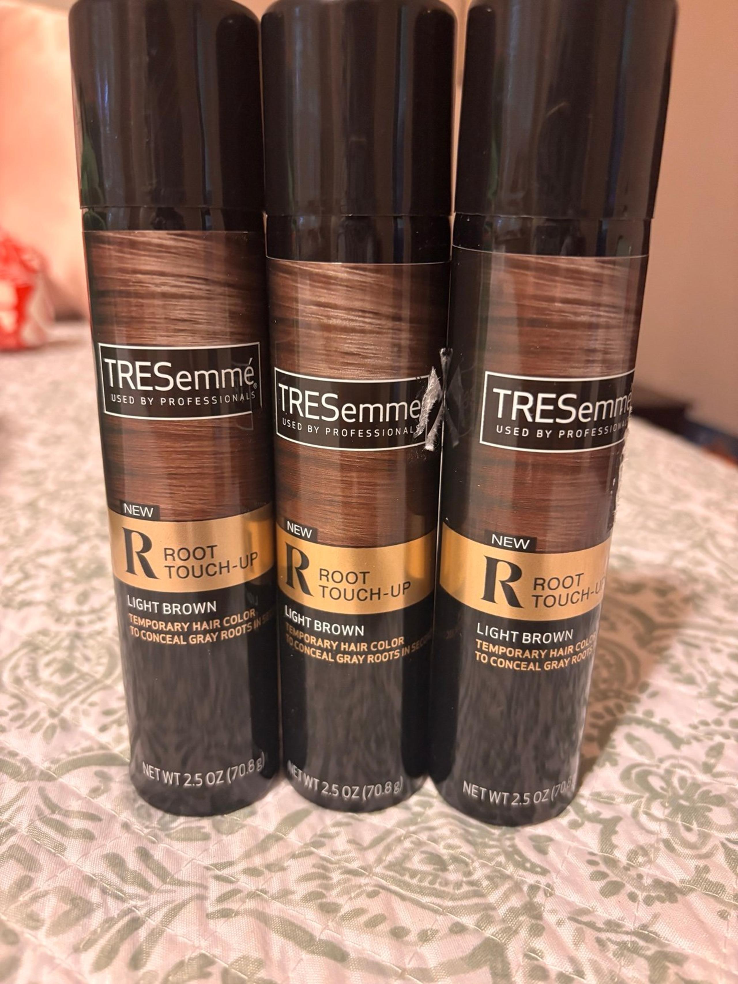 Tresemme Root Touch-Up Temporary Hair Color Lot Of 3 light brown