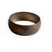 Antique Etched Floral Hammered Silver Brass Wide Bangle Bracelet Women