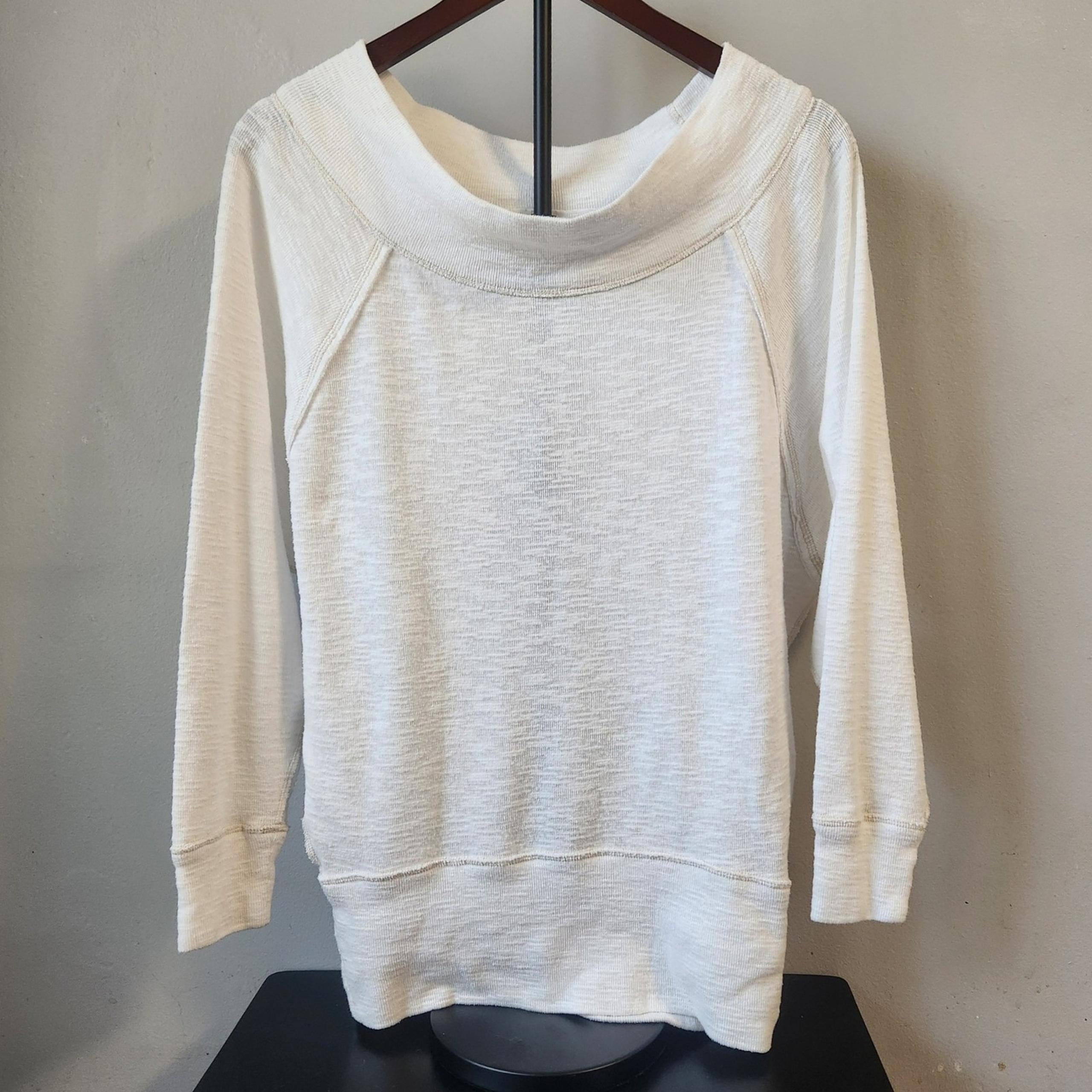 We The Free Oversized Tunic Top Off Shoulder Long Sleeve Casual XS