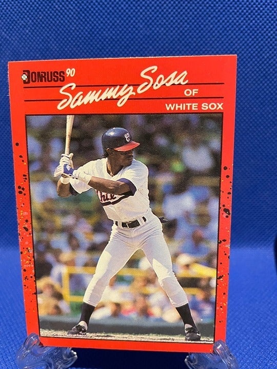 Sammy Sosa 489 1990 Donruss error trading card
