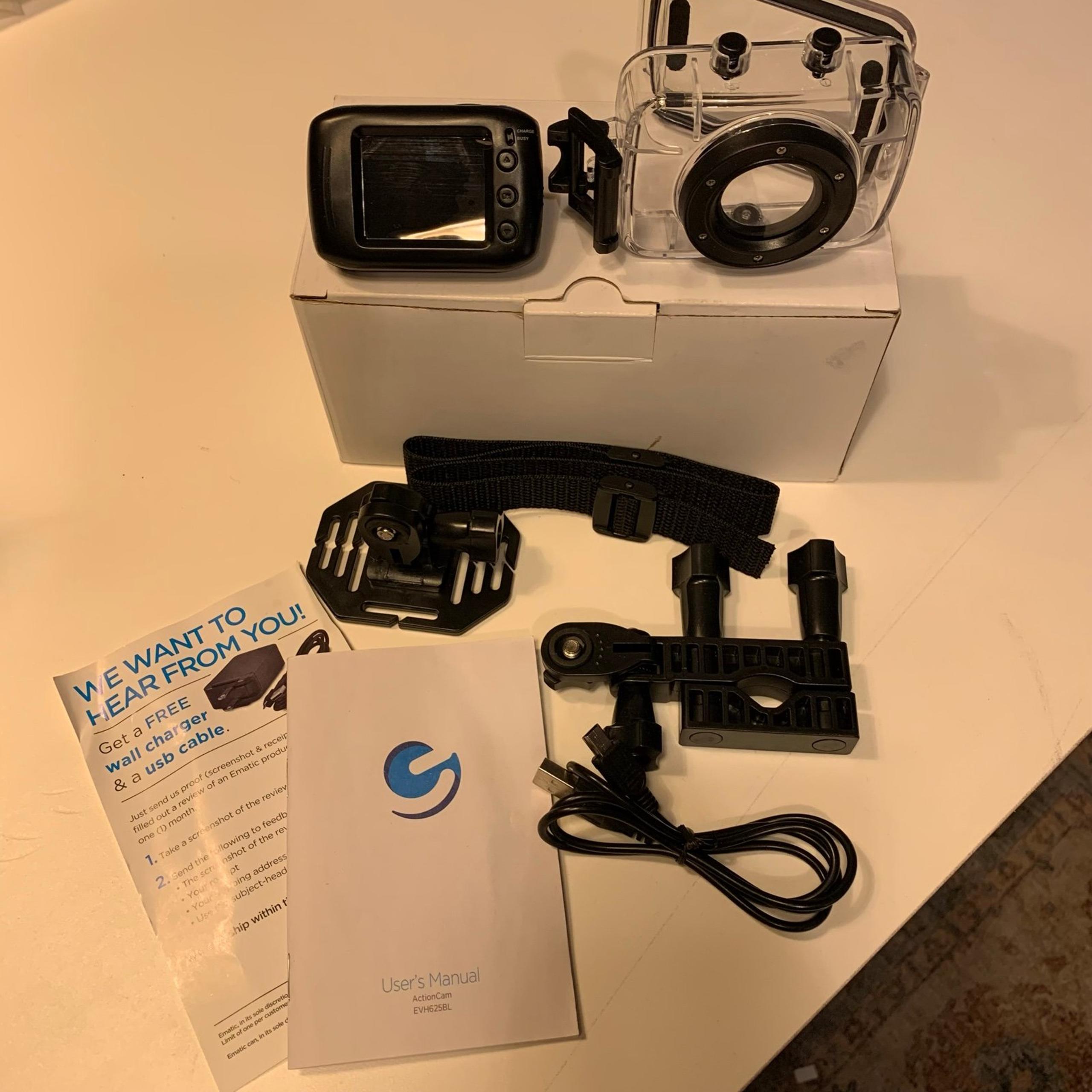 Action Cam Ematic Video Camera & Accessories