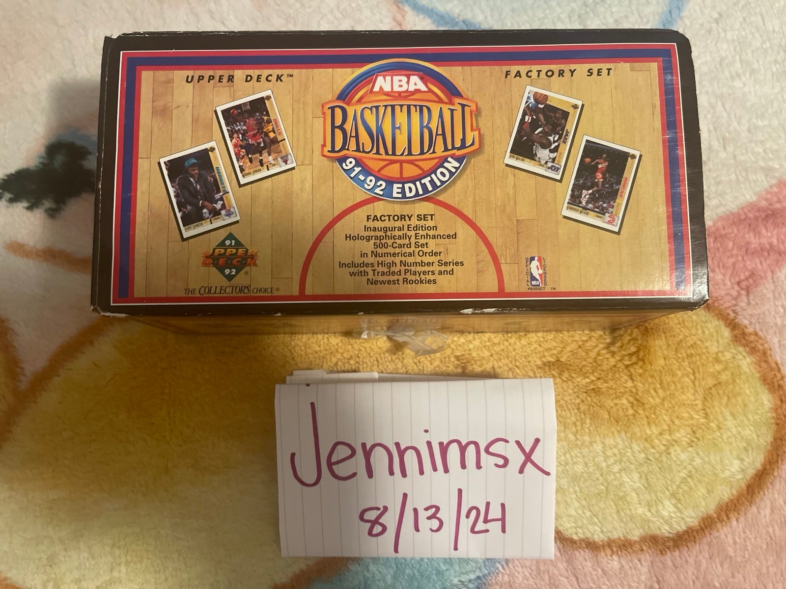 Upper Deck NBA Basketball 91-92 Edition 500-Card Box Set Factory