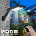 LED Solar Wall Light With Remote Control