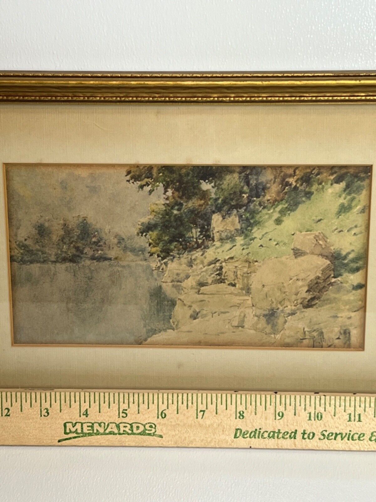 Paul Sawyier Kentucky Landscape Kentucky River Scene Framed Print