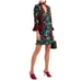 Rixo Silk Lulu Dark Floral Mini Dress Size Small