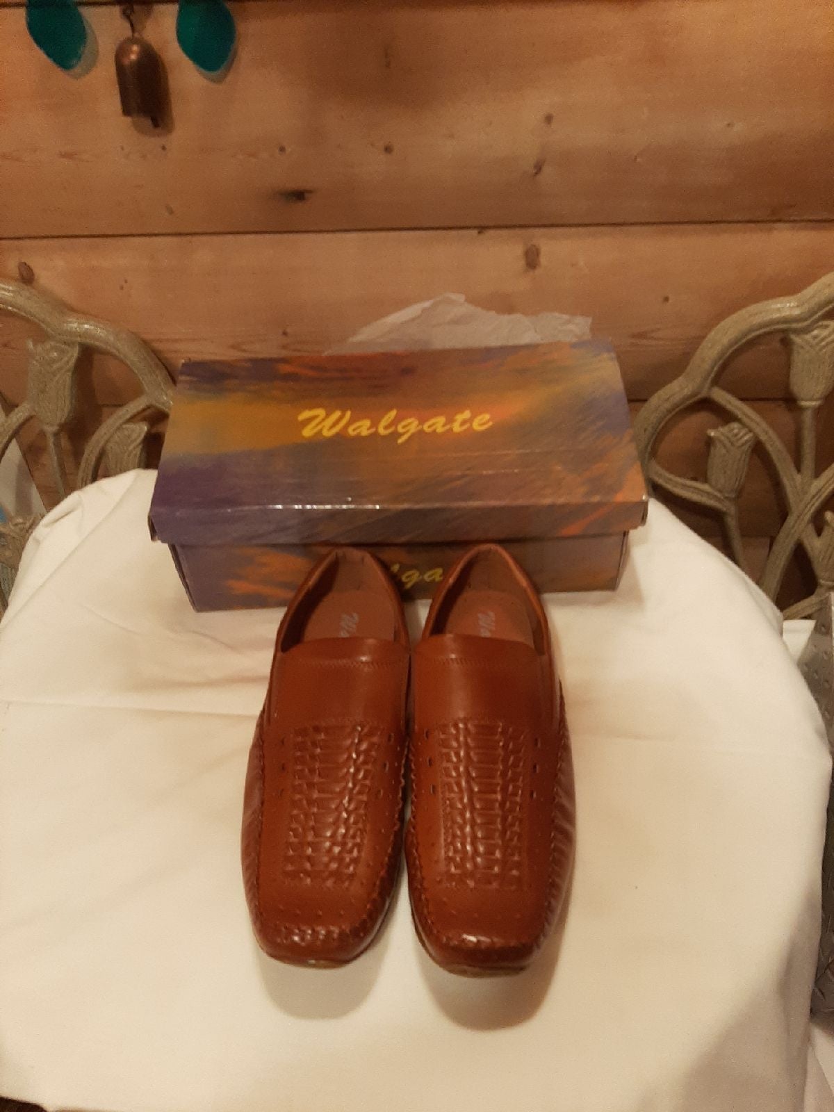 New brown Walgate men's loafers