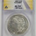 1897 S Morgan Silver Dollar AU50 CLEANED ANACS