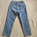 AMERICAN EAGLE SIZE 00 X-SHORT / CROPPED HI-RISE 90s BOYFRIEND JEANS
