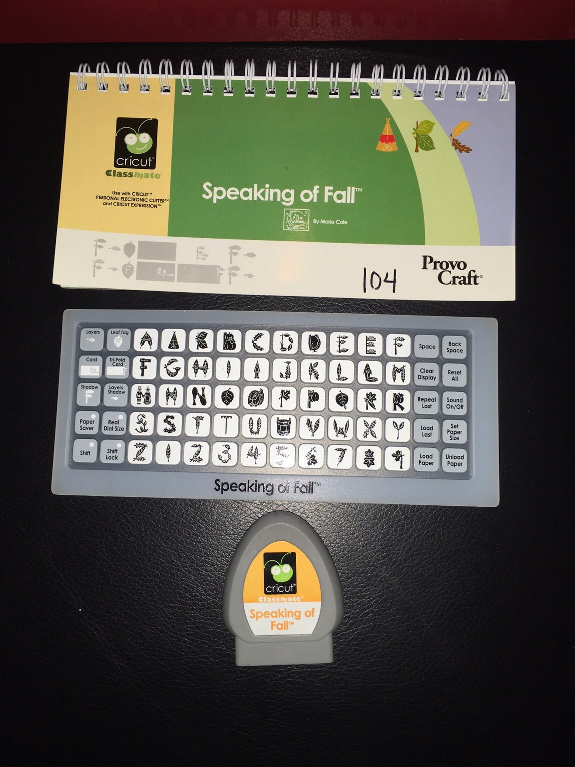 Cricut cartridge Speaking of Fall