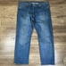 Levi’s 501 Men’s Size 42x32 Original Fit Jeans Blue Dark Wash Denim Button Fly