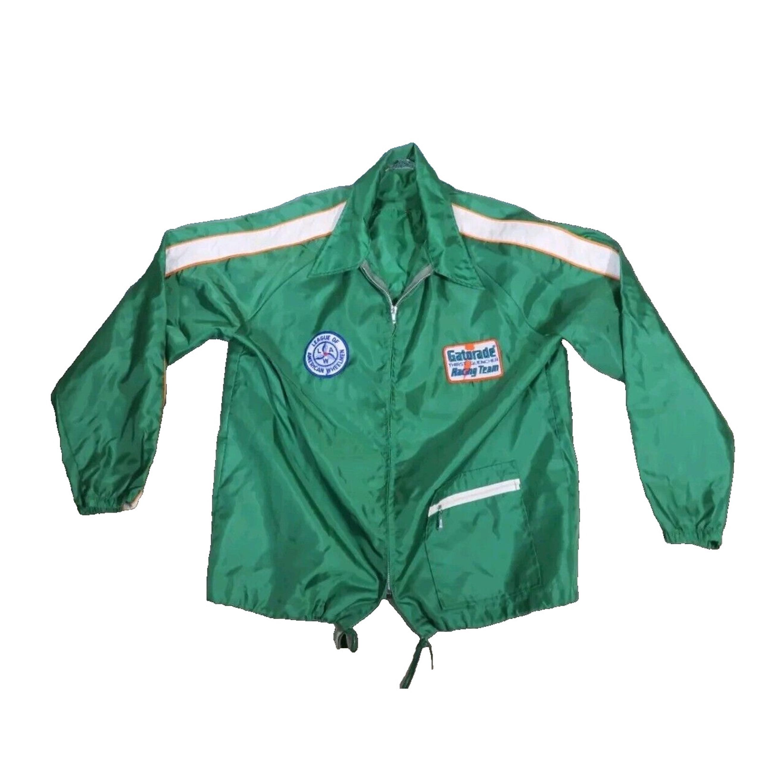 1975 Gatorade Racing Team Nylon Jacket Green Men Large Swingster
