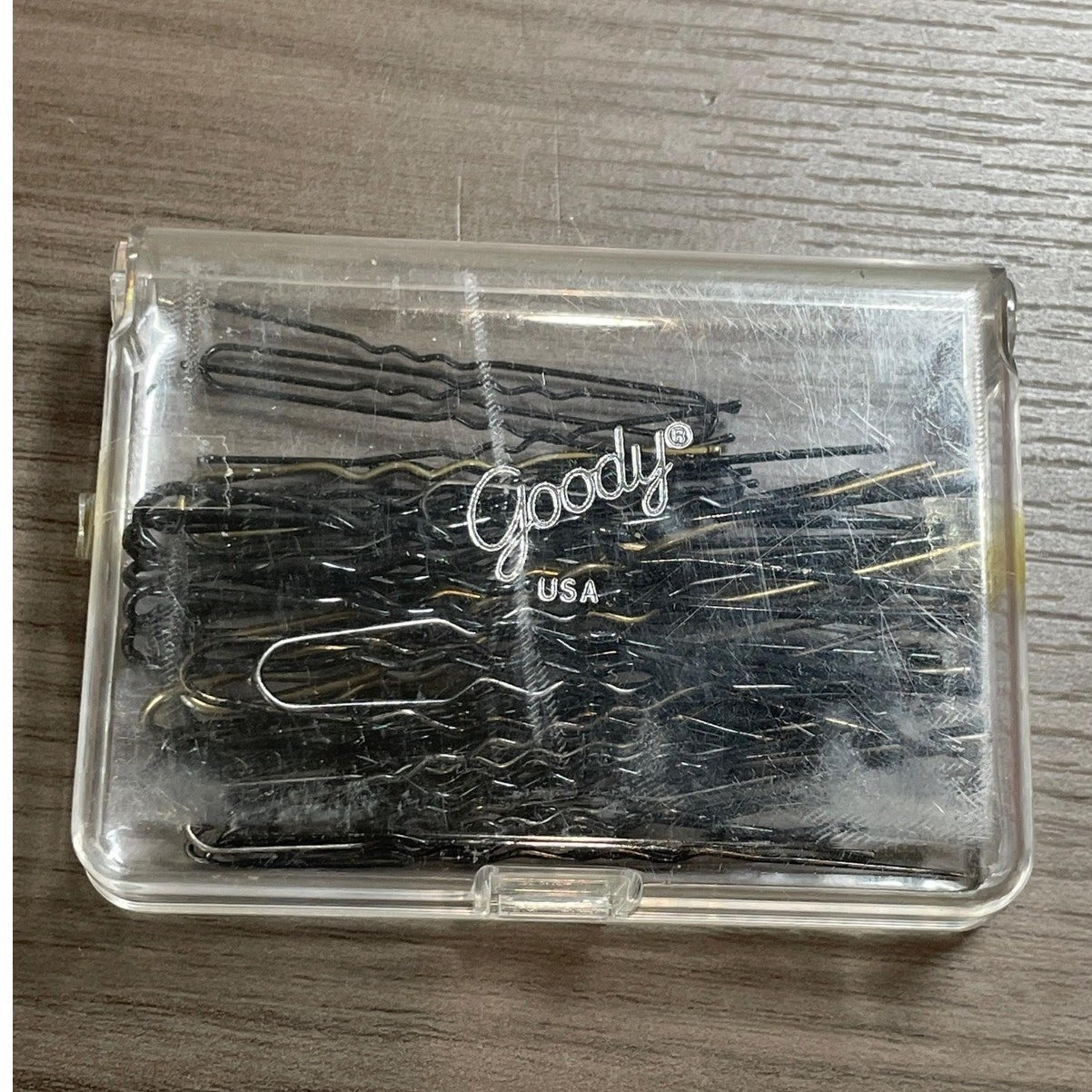 Lot of 33 Vintage Goody Case and Bobby Pins Mix of 3" 2.5" & 2" Retro Housewife