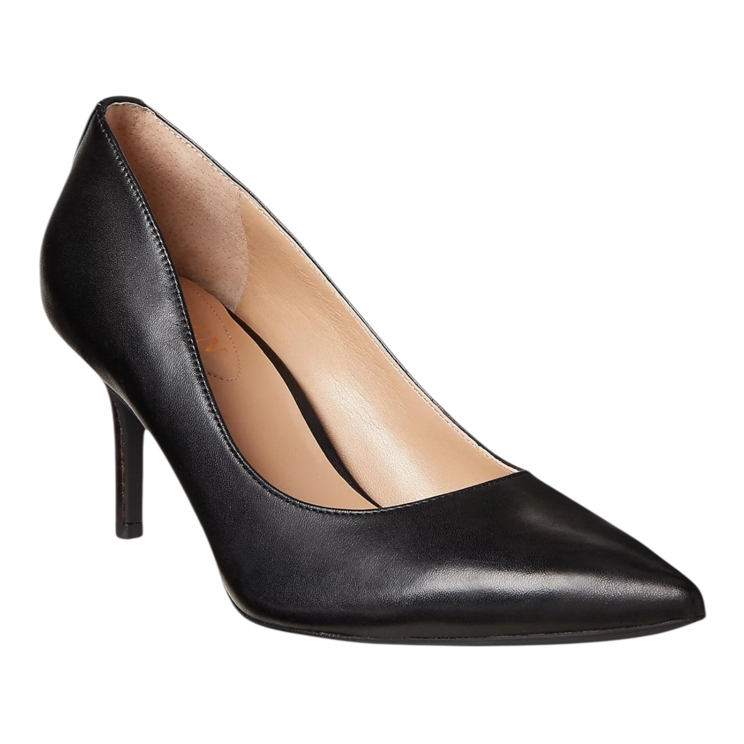 Lauren Ralph Lauren Women's Lanette Pointed Toe Leather Pumps Black Size 8 1/2