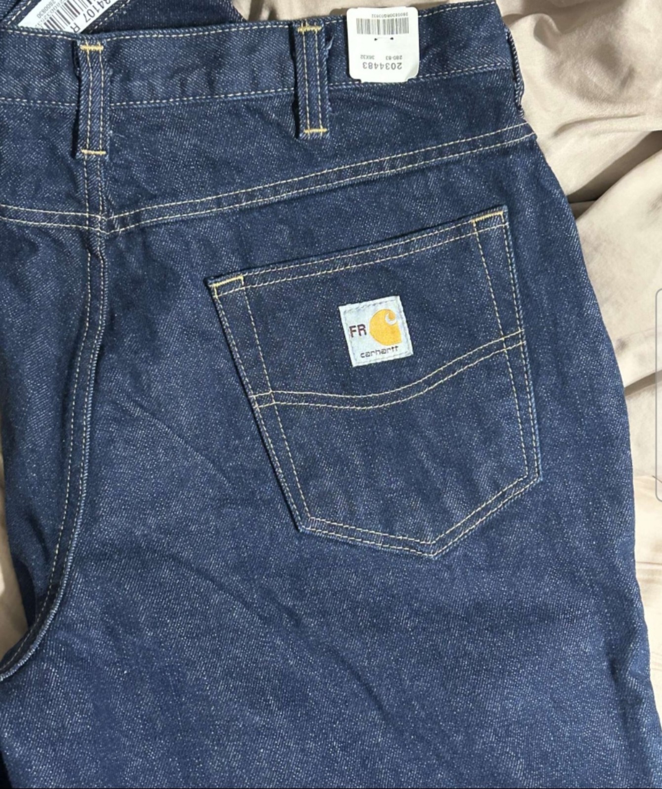 Lot of 3 NEW 36X32 Carhartt FR denim jeans CAT 2 NFPA 2112