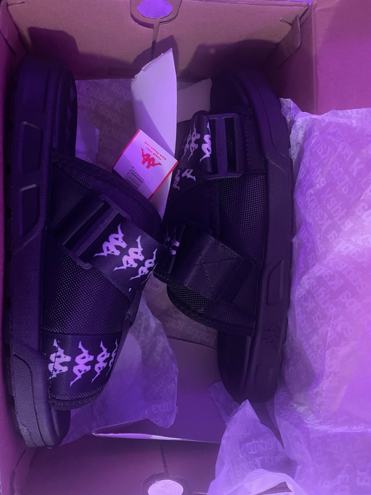 Kappa slide sandals