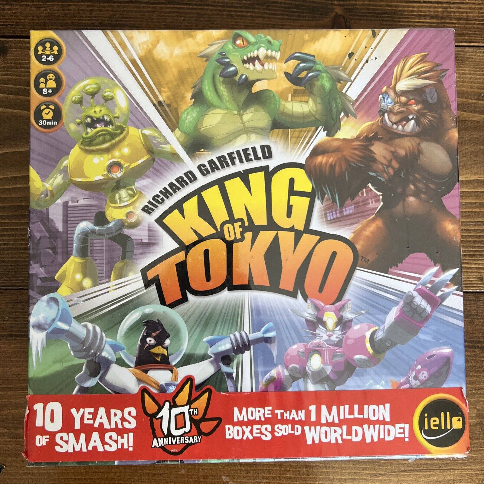 IELLO Richard Garfield King of Tokyo Edition Board Game NEW SEALED