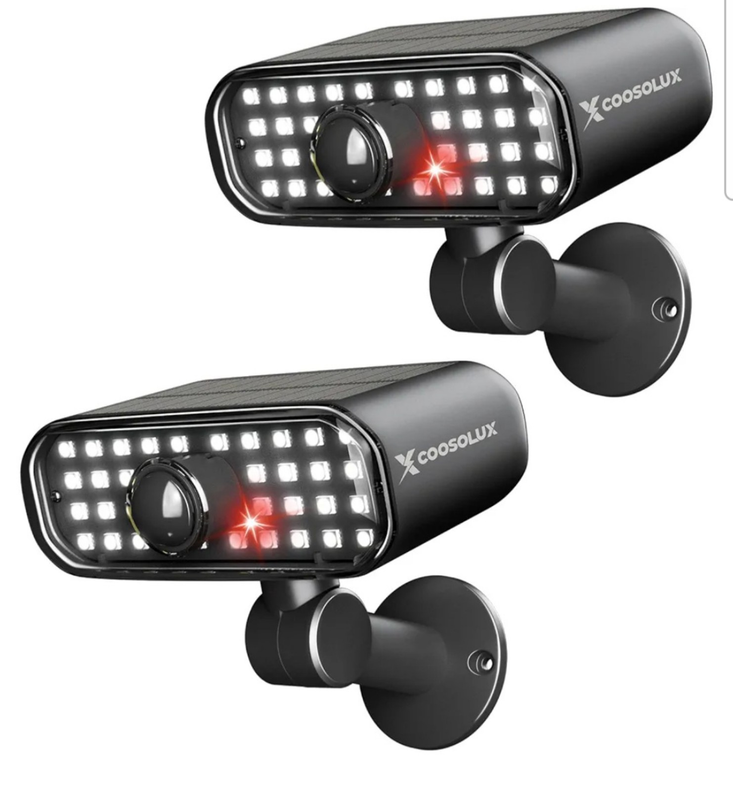 Solar Motion Sensor Lights Outdoor, IP67 Waterproof Solar Spot Lights Outdoor