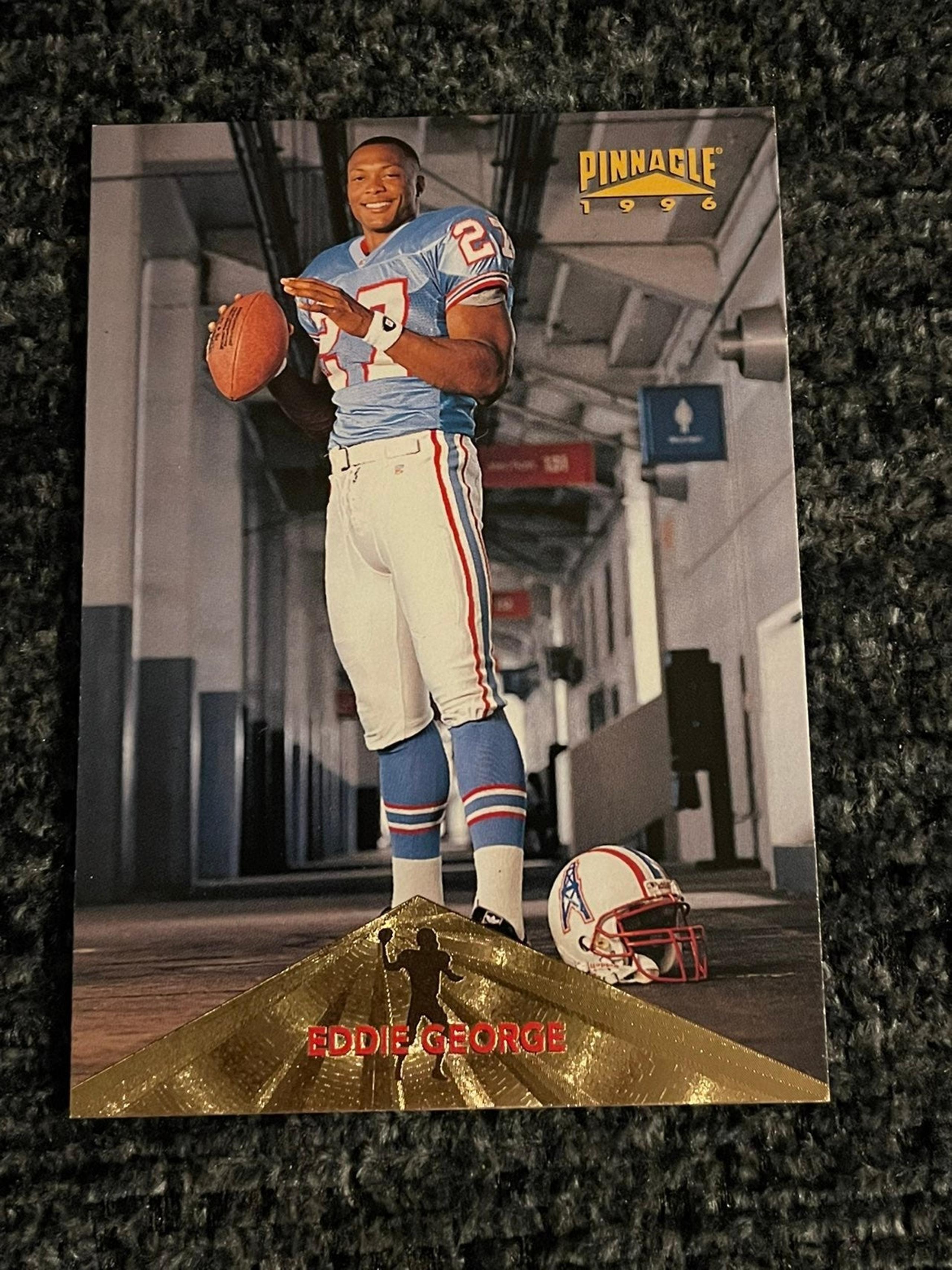 Eddie George 1996 Pinnacle Rookie Card Oilers Titans Ohio St