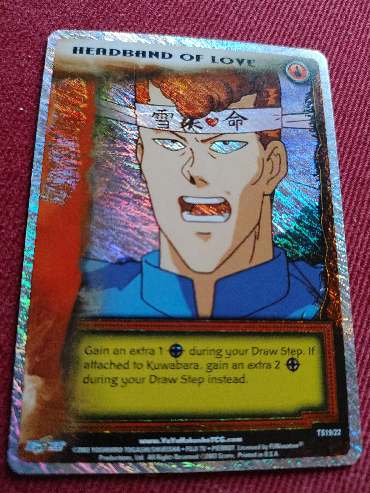 TG1 Spirit Pack 2 Dark Tournament Foil Card Yu Yu Hakusho TCG CCG Halt
