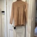 J McLaughlin tan cashmere wrap sweater
