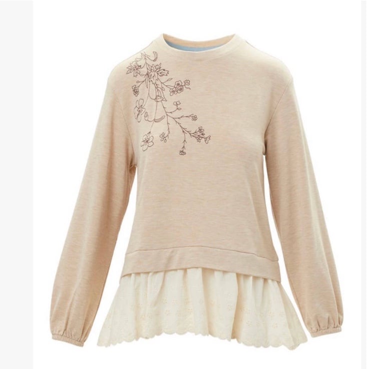 Matilda Jane layered sweatshirt