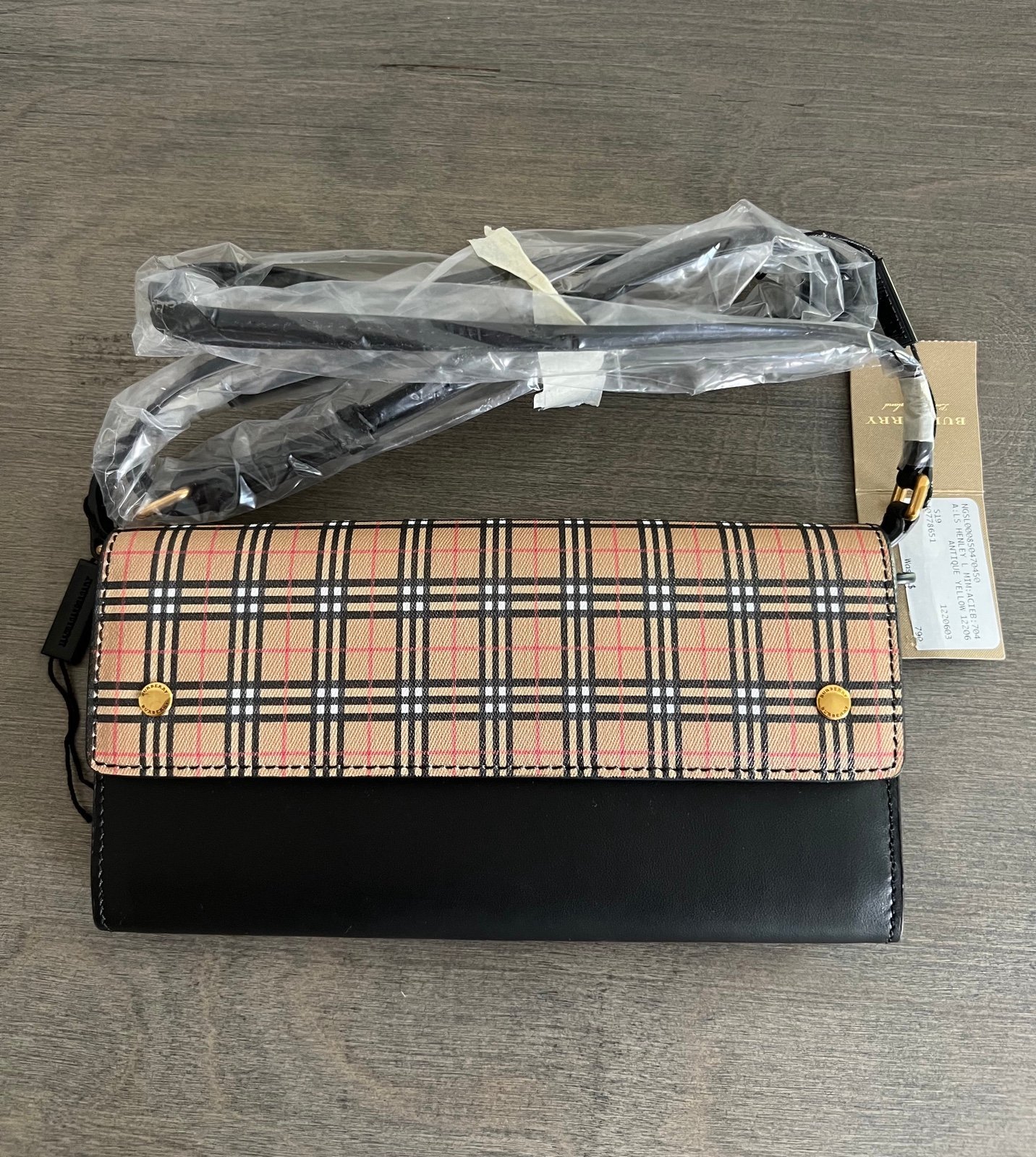 Burbbry Henley Mini Vintage Check Crossbody