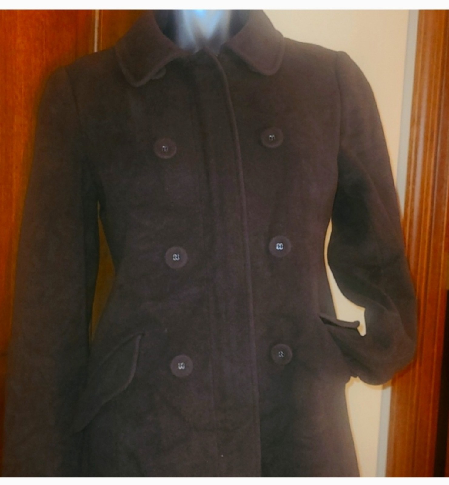 Ann Taylor the Loft chocolate brown winter coat