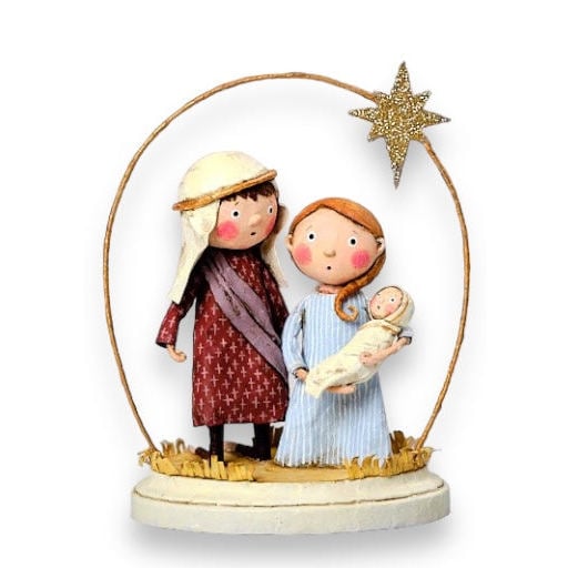 A Child is Born Nativity Figurine by Lori Mitchell *NEW for 2024*