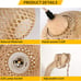 Bring Rustic Charm to Your Home with This Woven Rattan Wall Lamp!