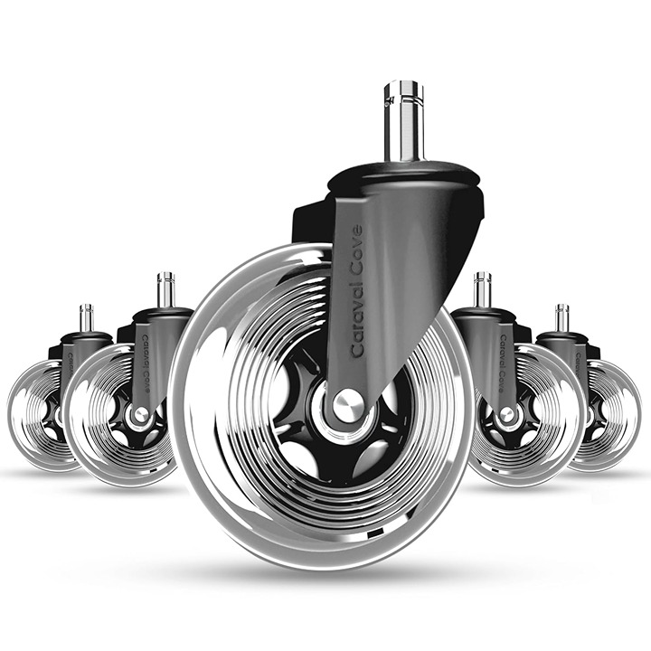 Chair Wheels 5 Pack 3 inch Rollerblade Casters