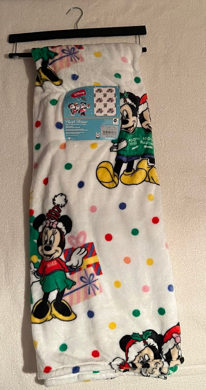 Mickey & Minnie Christmas Blanket Bundle