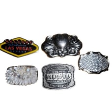 Bundle of 5 Belt Buckles