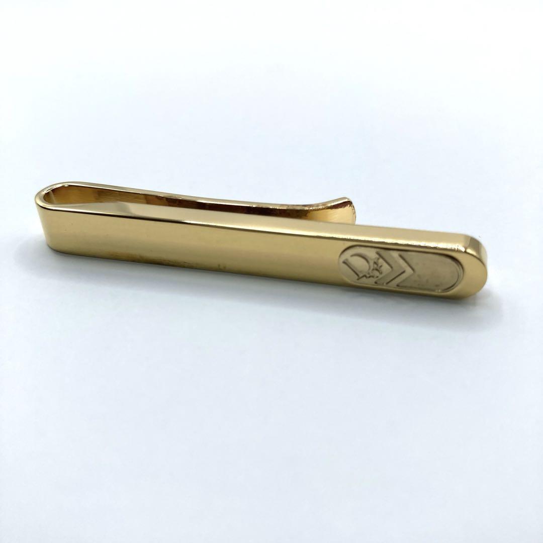 Christian Dior Dior Tie Bar Tie Pin Gold