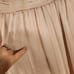 MONIQUE LHUILLIER Blush Rose Sheer Fully Lined Bridesmaids Dress Women 12 FLAWED