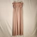 MONIQUE LHUILLIER Blush Rose Sheer Fully Lined Bridesmaids Dress Women 12 FLAWED