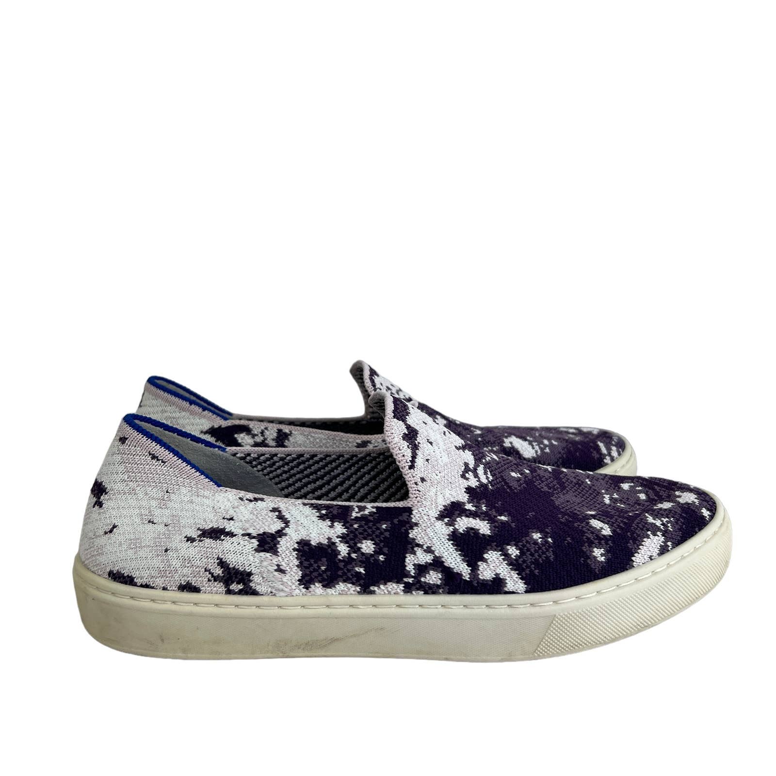 Rothy's Shibori Tye Dye Limited Edition Slip On Sneakers Shoes Womens Size: 7.5