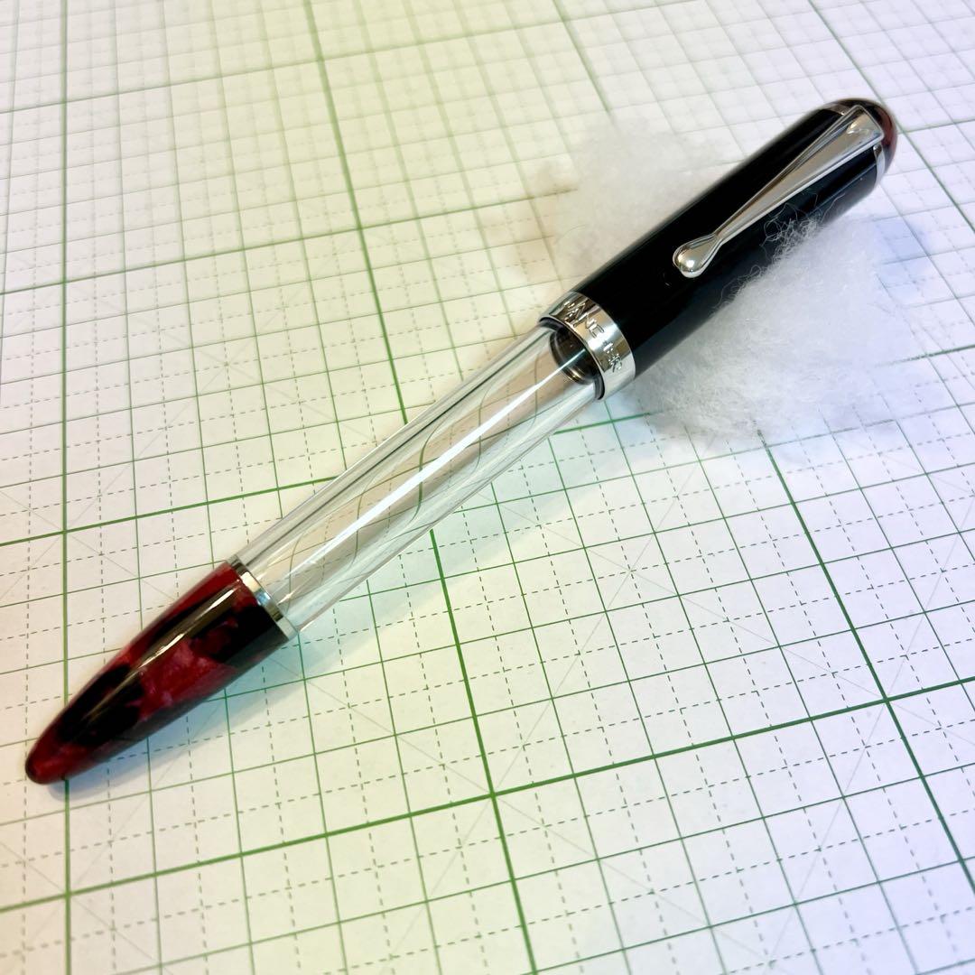 Wancher Crystal Ruby Red M Fountain Pen