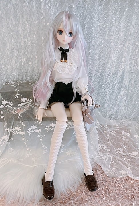 [Mini Club.TW] Luna wig C58 White + Pink