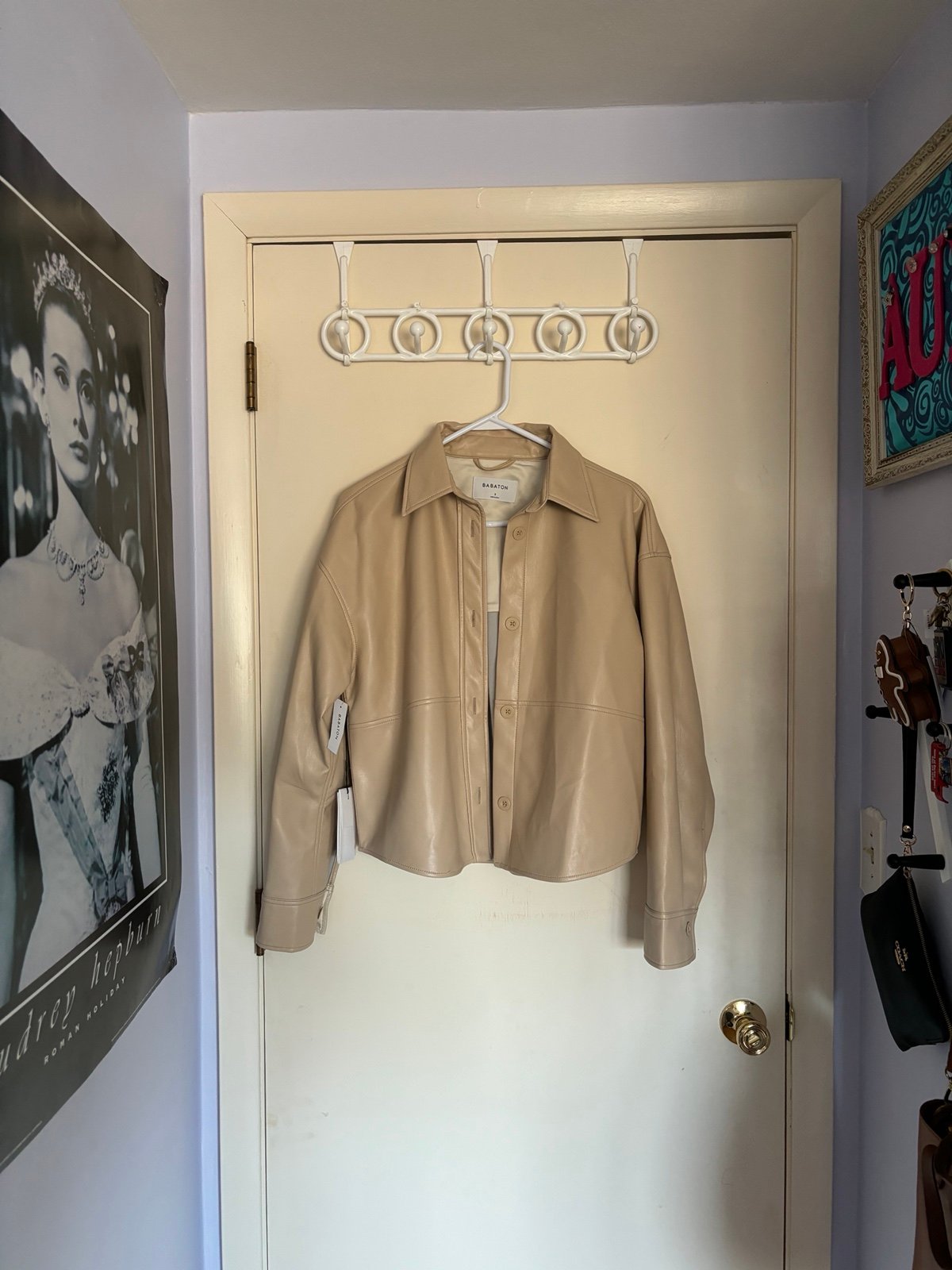Aritzia Babton Pelli Hip Shirt Jacket