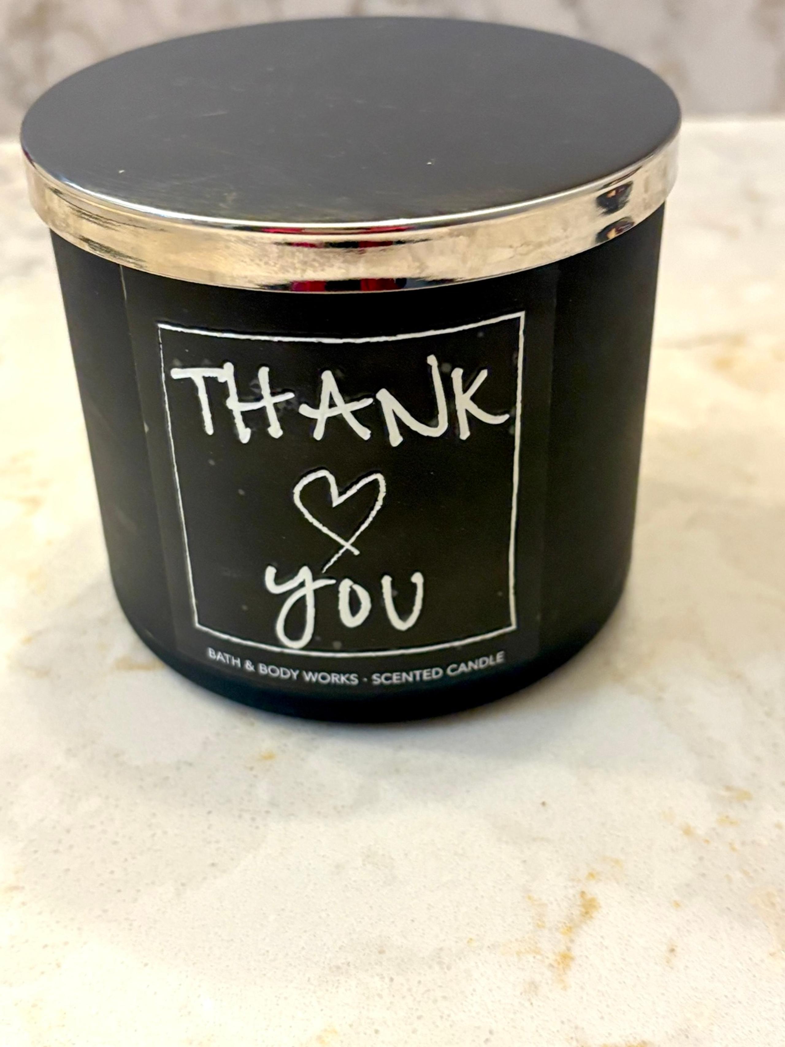BBW Thank You Candle