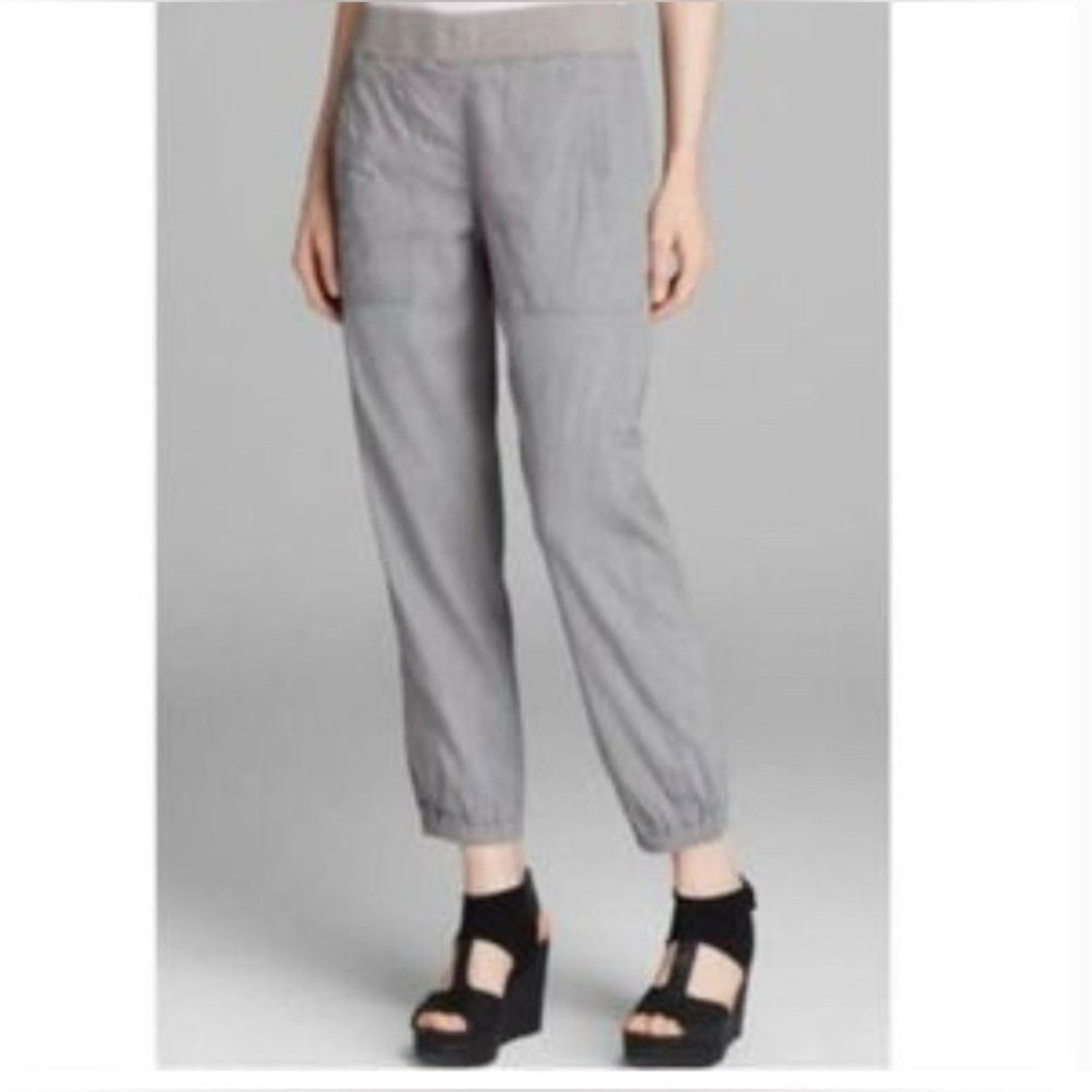 Eileen Fisher linen blend cargo pant size medium
